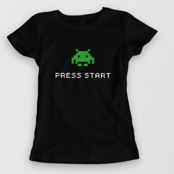 Press start - tee shirt de gamer - geek