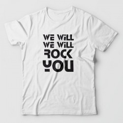 We will rock you- tee-shirt-queen