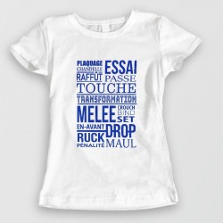 t-shirt Les mots du Rugby