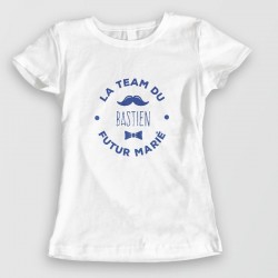 T-shirt personnalisable - TEAM du futur marié - enterrement de vie de garçon