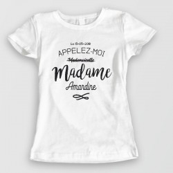 Appelez moi MADAME - T-shirt Future mariée